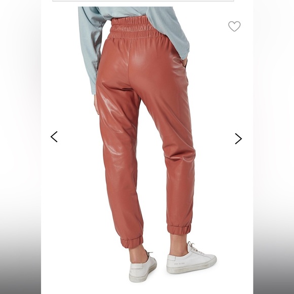 NWT JOIE Wadley Cropped Vegan Leather Drawstring Pants XS - Picture 4 of 7